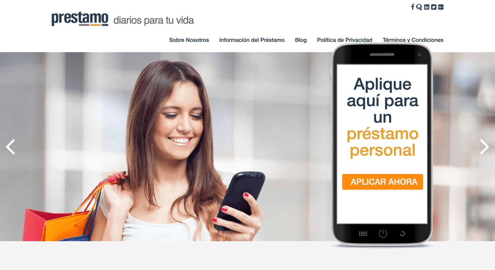 Captura de pantalla de Prestamo
