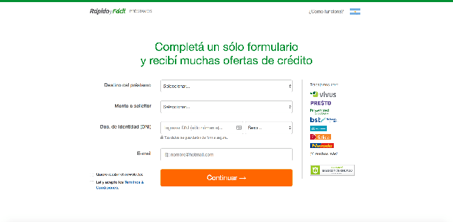 Captura de pantalla de Rápido y Fácil