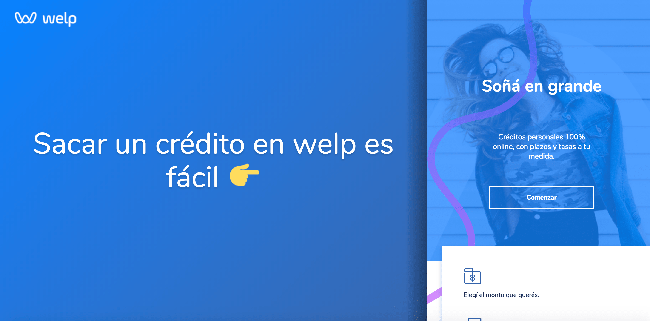 Captura de pantalla de Welp