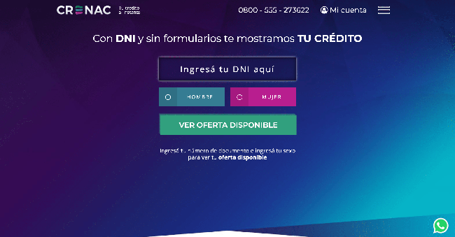Captura de pantalla de Crenac