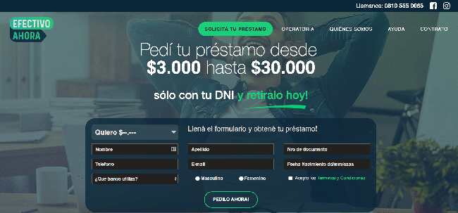 Captura de pantalla de EfectivoAhora