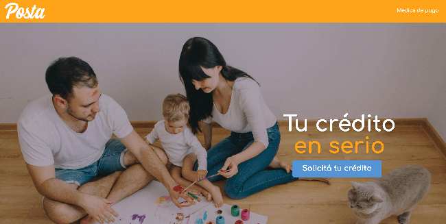 Captura de pantalla de Posta