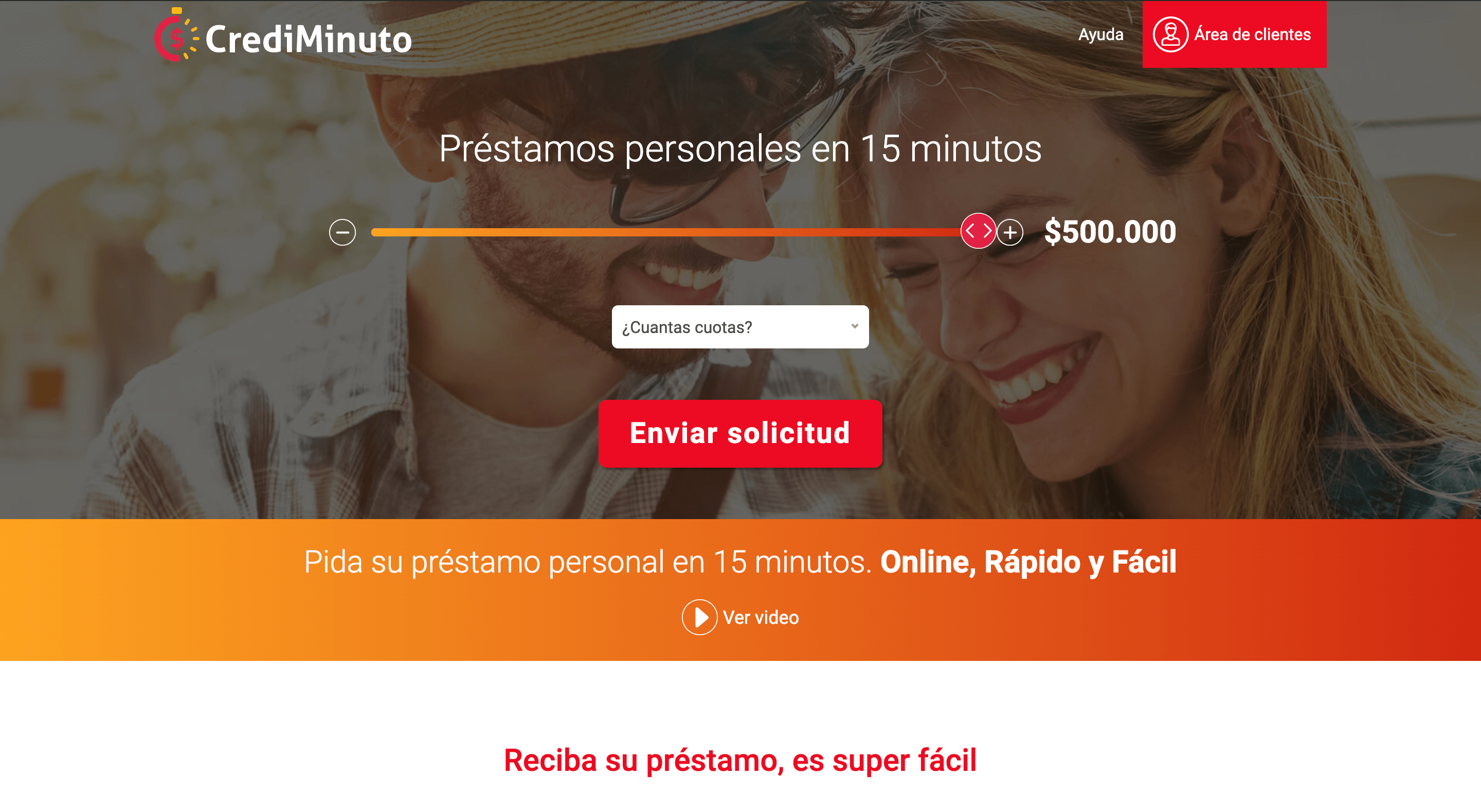 Captura de pantalla de CrediMinuto