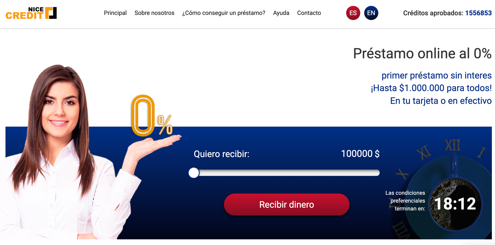 Captura de pantalla de CreditNice