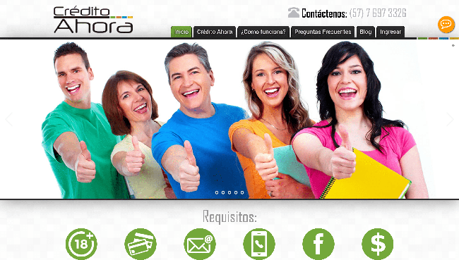 Captura de pantalla de Crédito Ahora