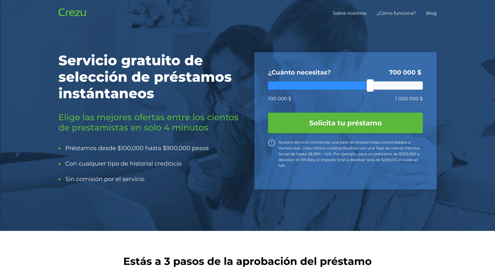Captura de pantalla de Crezu