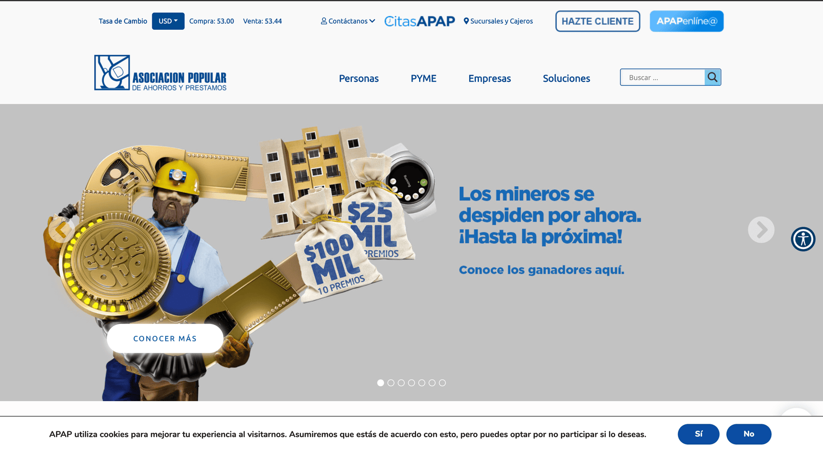 Captura de pantalla de APAP