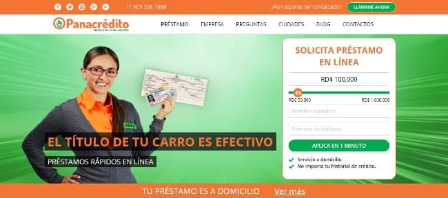 PanaCrédito – Préstamo de hasta RD$1 000 000