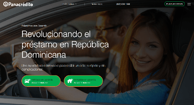 Captura de pantalla de PanaCrédito