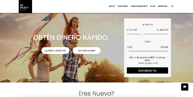 Captura de pantalla de MoneyShop