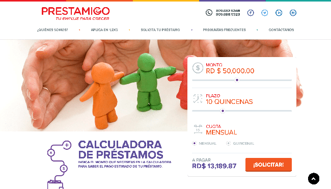 Captura de pantalla de Prestamigo