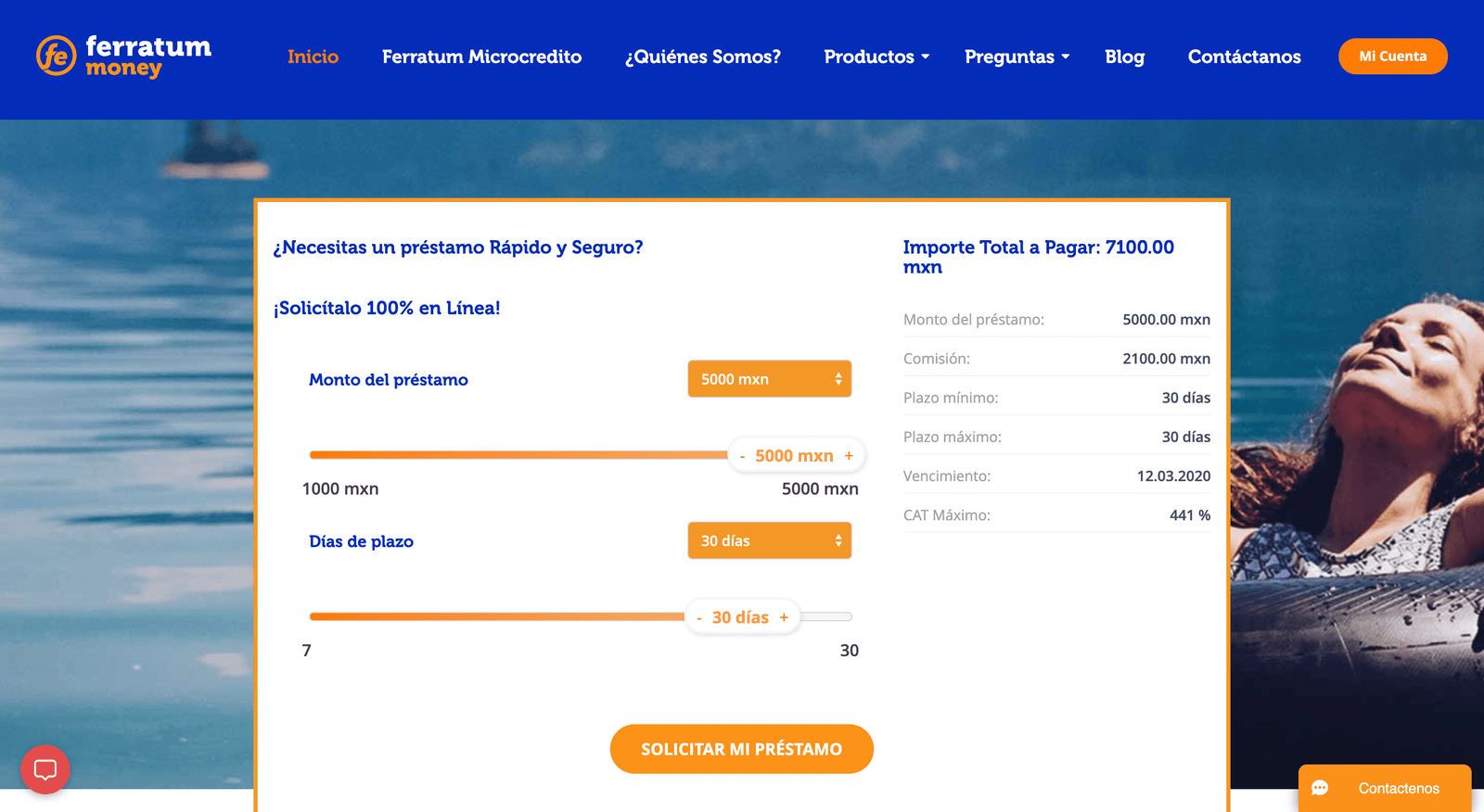 Captura de pantalla de Ferratum
