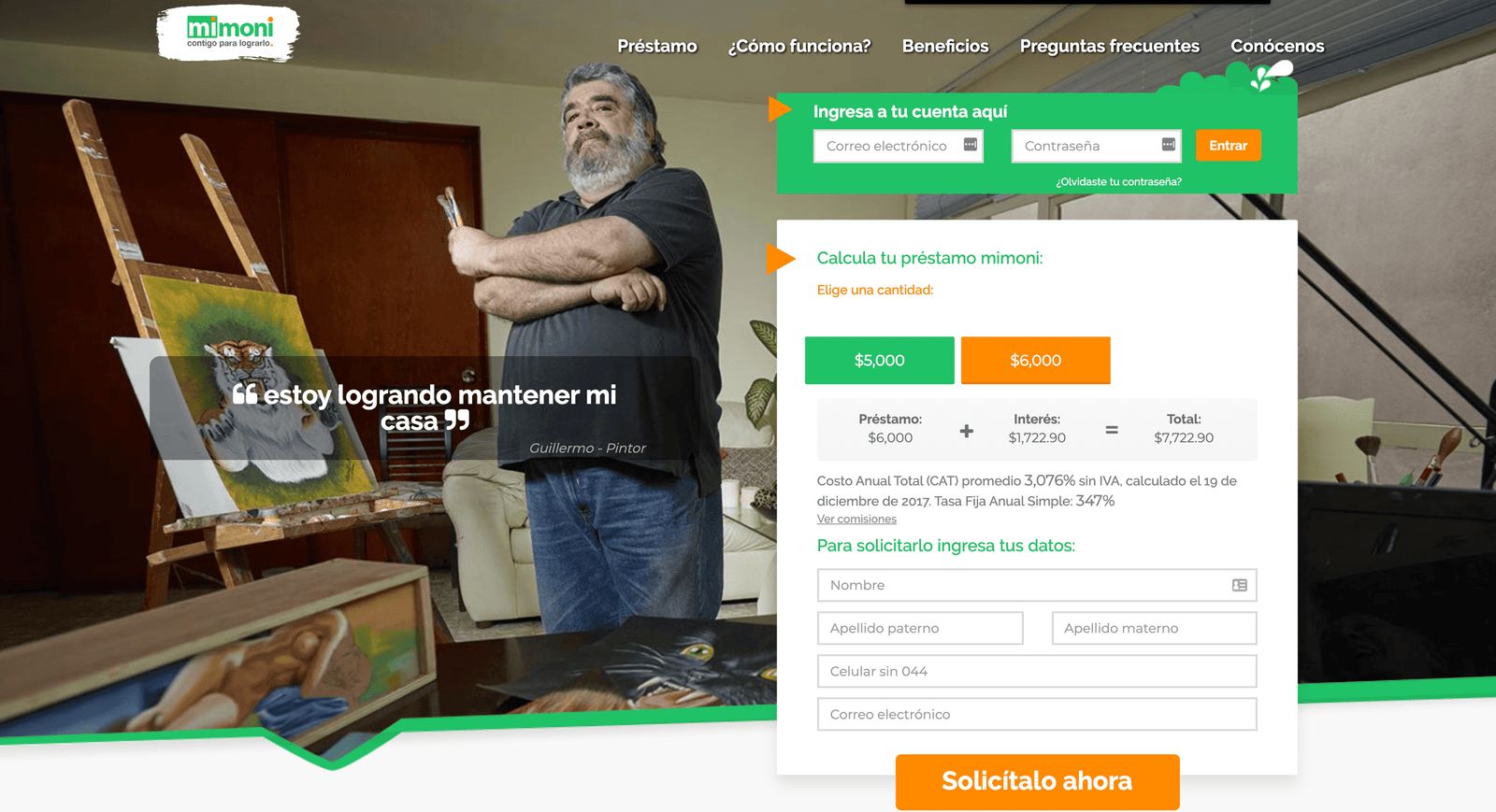 Captura de pantalla de Mimoni