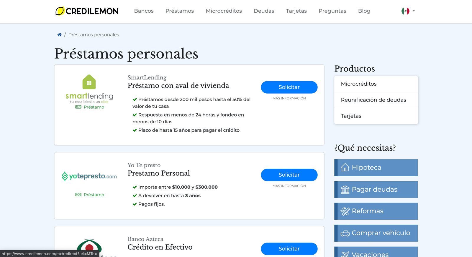 Captura de pantalla de Credilemon