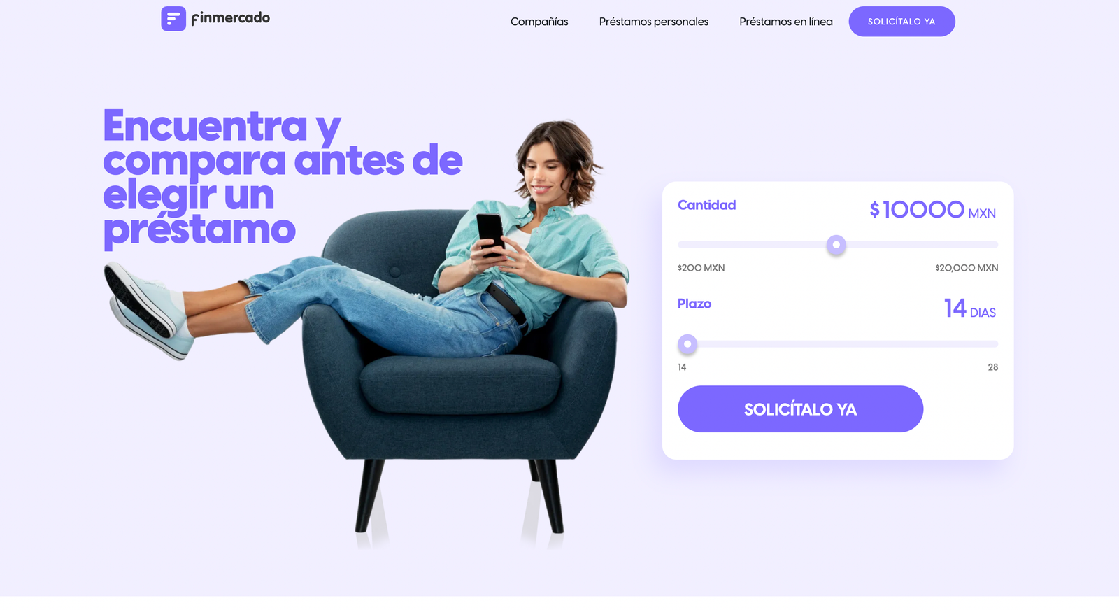 Captura de pantalla de Finmercado