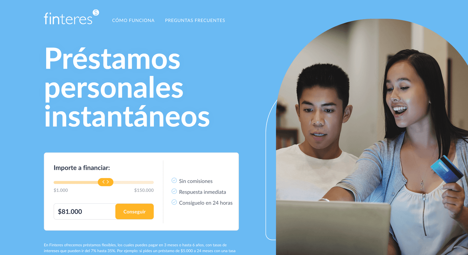 Captura de pantalla de Finteres
