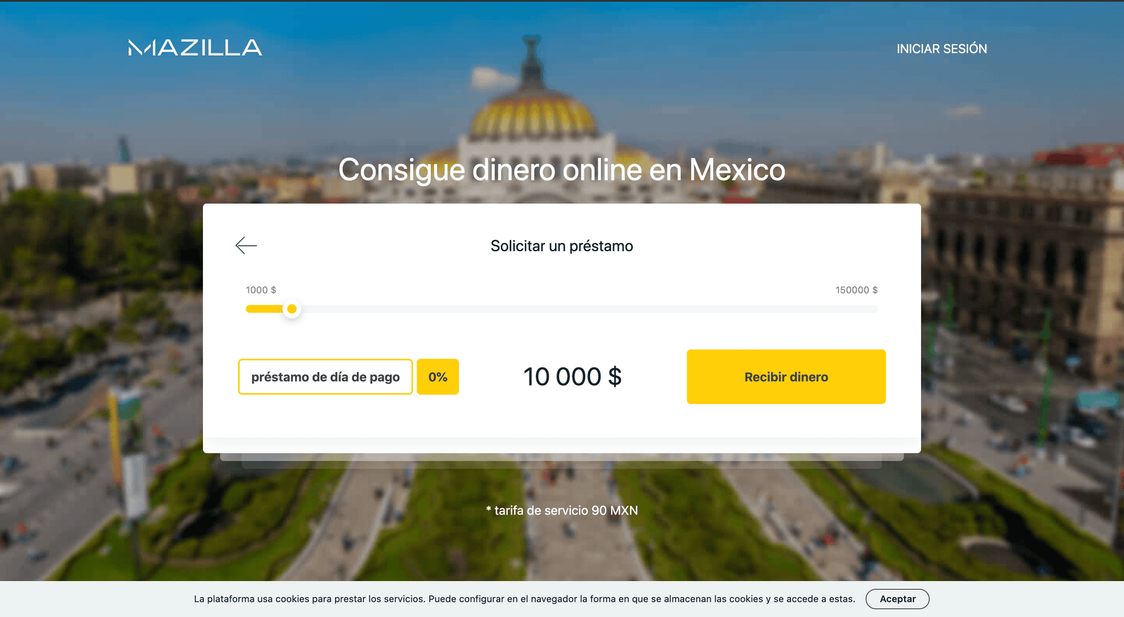 Captura de pantalla de Mazilla