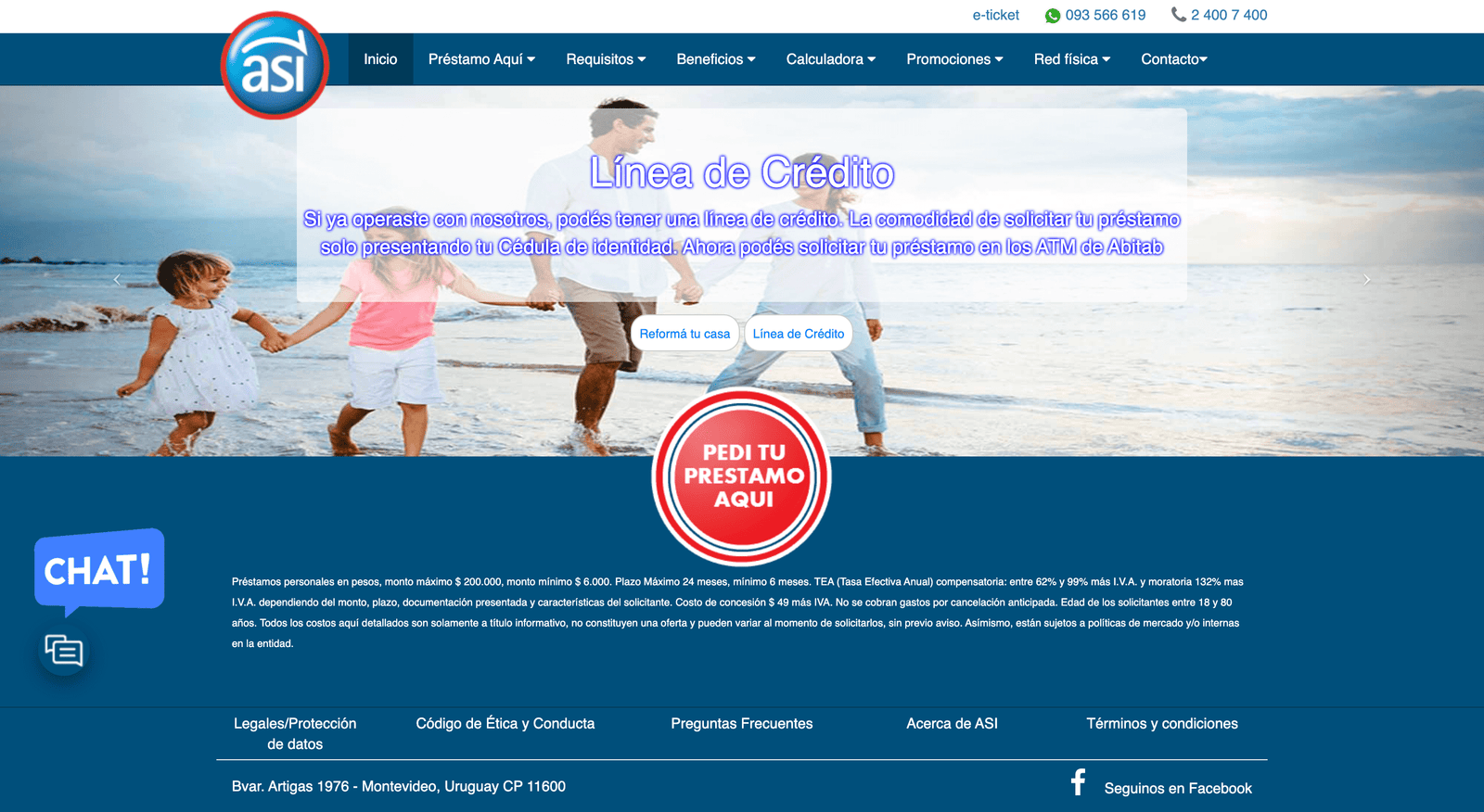 Captura de pantalla de ASI