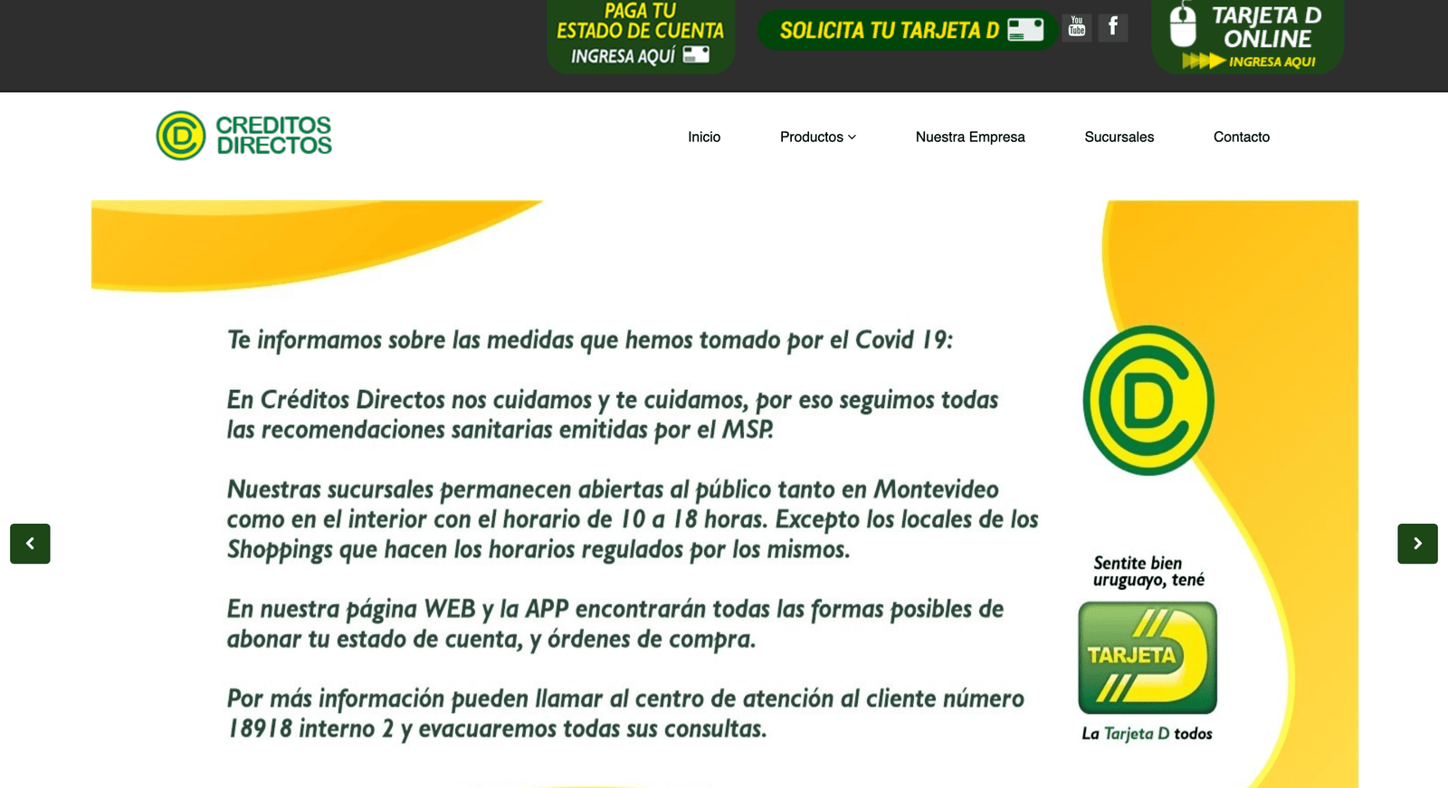 Captura de pantalla de Creditos Directos