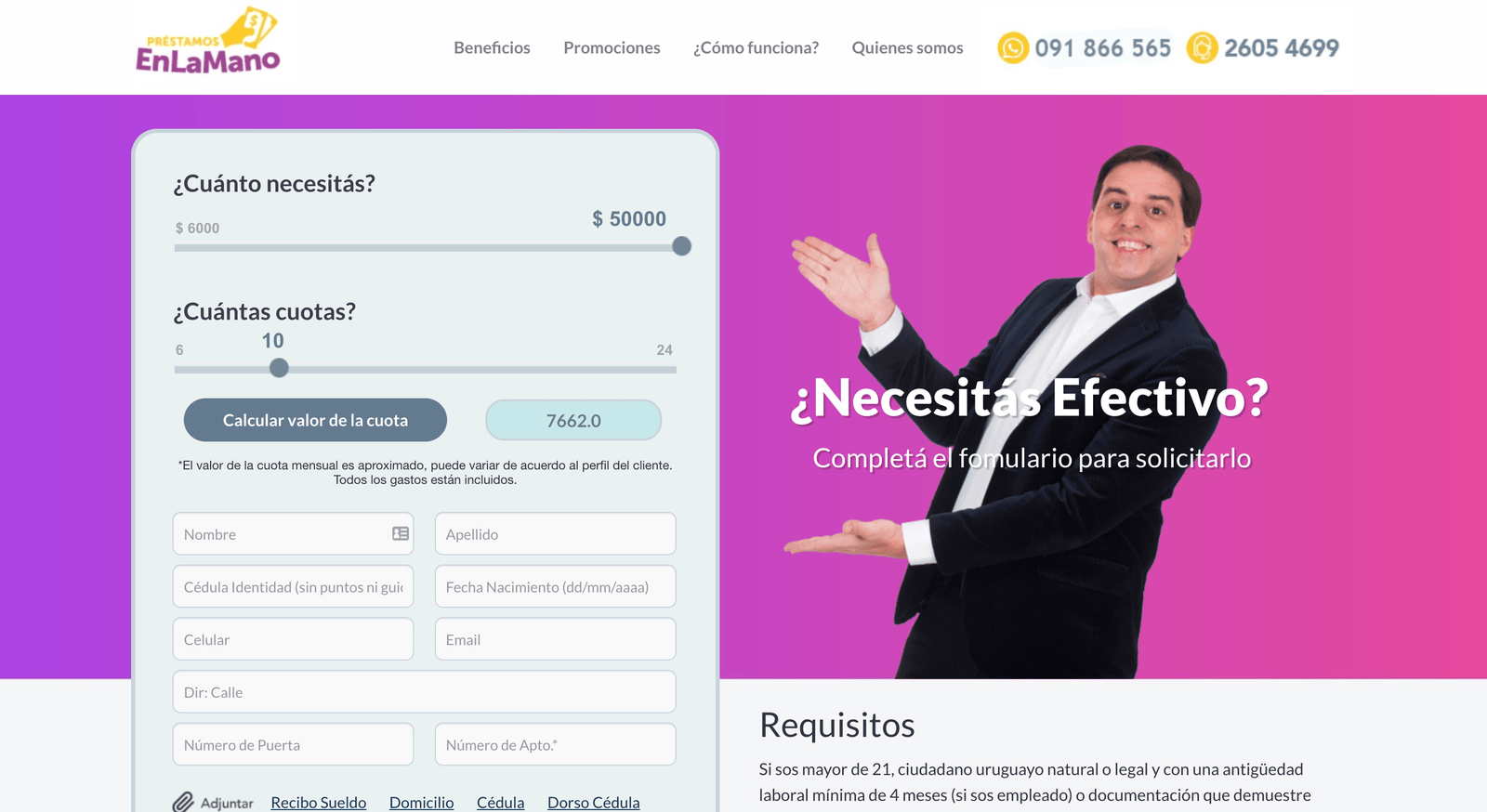 Captura de pantalla de EnLaMano